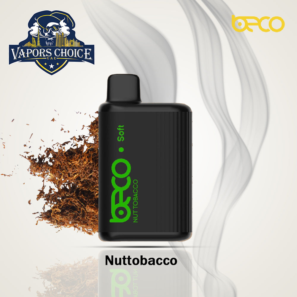 BECO SOFT (20 & 50mg) 6000 - PUFFS DISPOSABLE VAPE (Non-Rechargeable) Nuttobacco UAE Abu Dhabi & Ras Al-Khaimah
